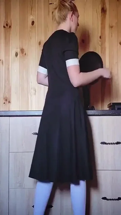 Sexy Maid with a Big Ass Gets Fucked While Cleaning