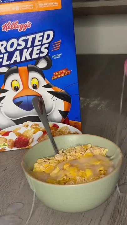 Frosted Flakes Get More Frosted With 12 Ropes of Cum Clip 1