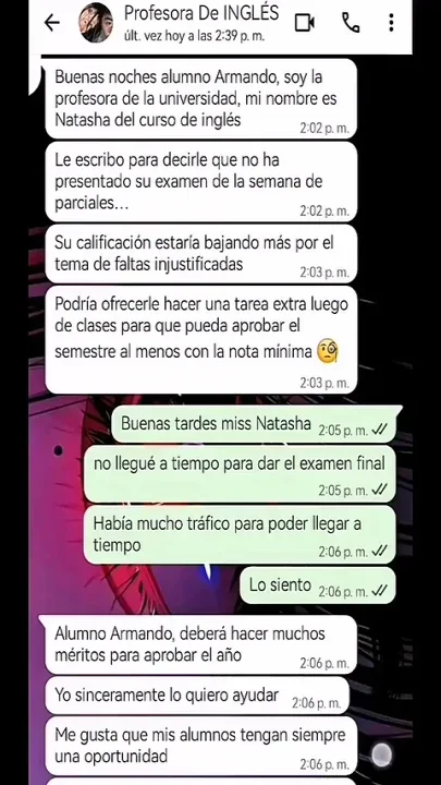 Hot Chat with My Teacher to Pass Her Course - Nati Sweet - Natasha Caseros