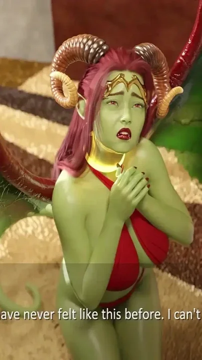Demoness Sucks Cock While GF Swings - the Spellbook Corruption Route 6 Animated Sex Game