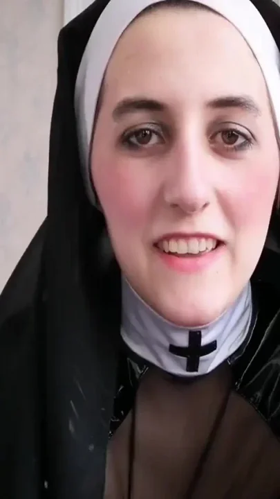 Nun punishes small dick German