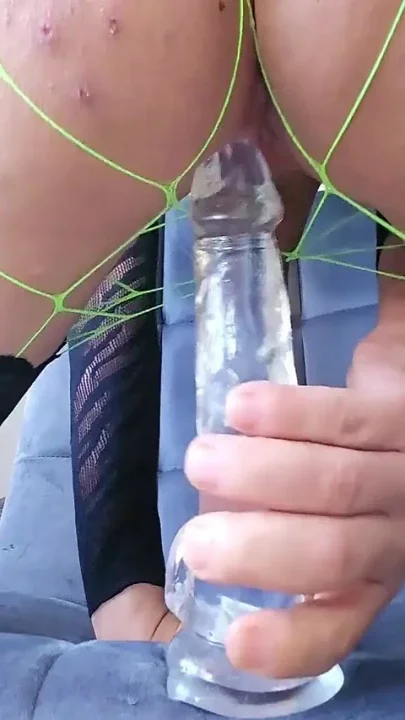 Sissy Riding a Huge Dildo