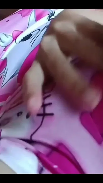 College Girl Masturbates with Her Pink Shorts