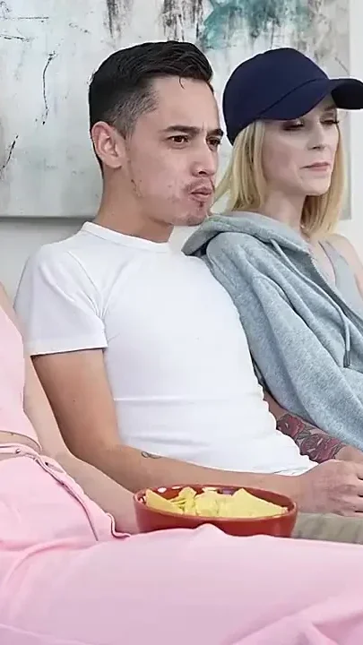 Their Stepsister Caught Them Fucking so She Rode Her Stepbrother's Dick Too