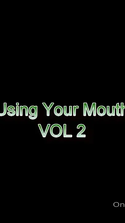 Femdom Full Clip Using Your Mouth Vol 2 Another Installment for You to Watch and
