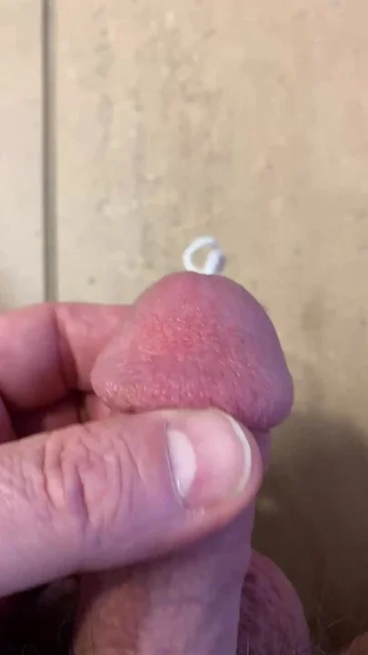 Tampon completely inside and rubbing it out