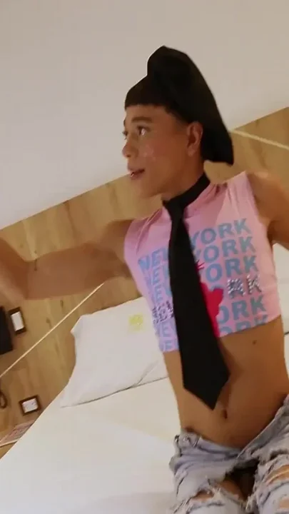 Femboy Calls His Neighbor's Husband to Him Fuck Hard