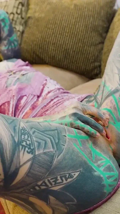 Dreadlocked Inked Girl Anal Cowgirl Clip 1