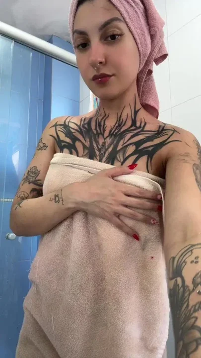 a little reveal of my pierced nipple