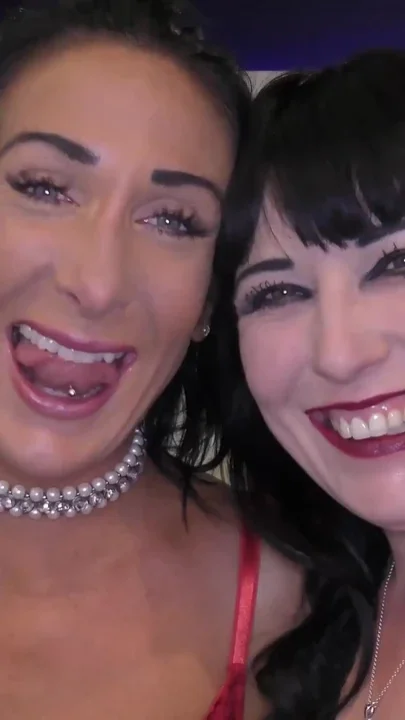 Sexy MILFs Ella Bella and Sexy Cleo Enjoy a Gangbang Party