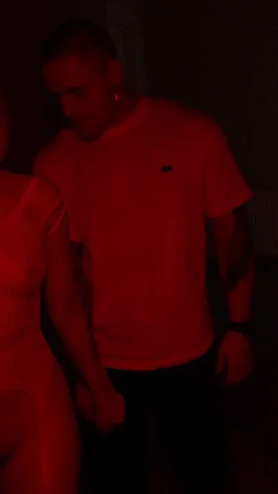 A Striptease in Fishnet Clothing with Passionate Sex as a Gift