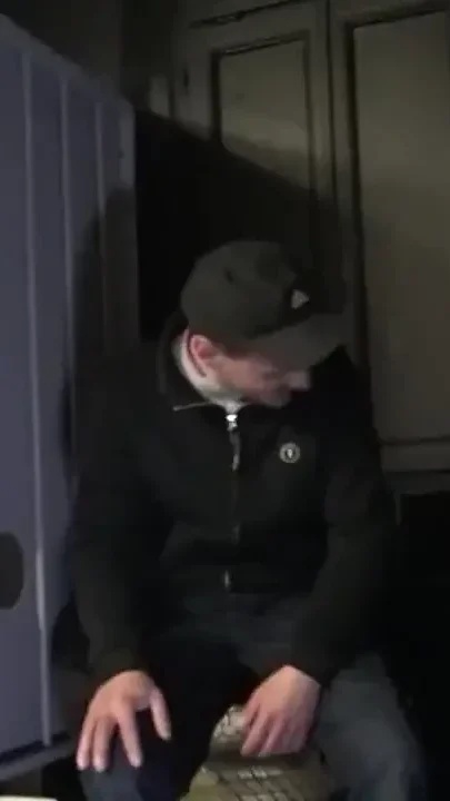 Humiliation in a common toilet by a straight Arab top