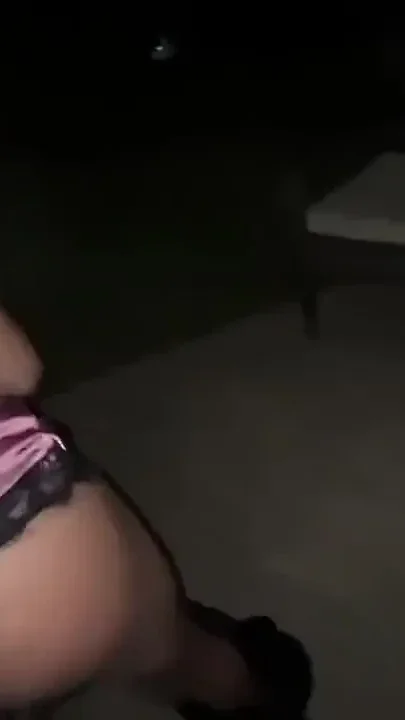 Teen Addicted to Anal Sex Fuck Jamaican Stepdad in Backyard