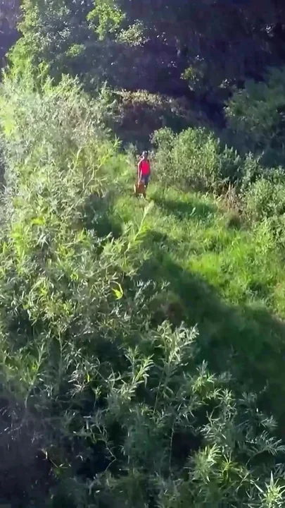 Accidental Meeting in the Forest Leads to Doggy Style Fuck