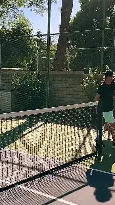 Fit Step Mother Drains Her Stepson's Tennis Balls