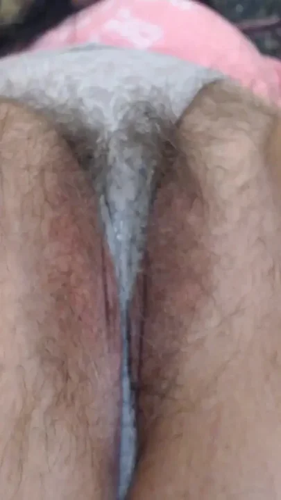 Wedge cameltoe closeup bush