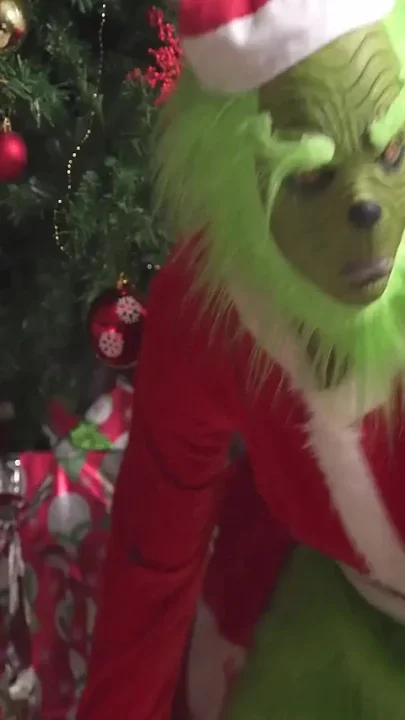 A Perverted Grinch Joins My Roommate and Me in a Super-hot Hardcore Anal Threesome