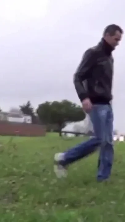 Sexy twink fucked by straight near the road outdoor