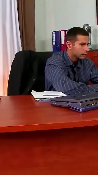 Blonde Secretary Bent Over Desk for Intense Office Pounding