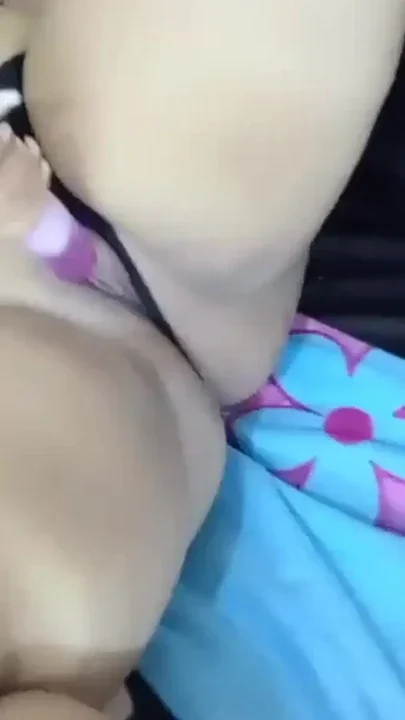 Gina masturbates while watching a porn video Clip 1
