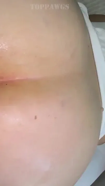 Peachy Granny big ass mature in white one piece Clip 1