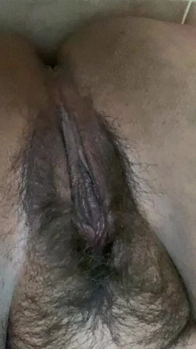 Amazing wet hairy pussy and cute long nails