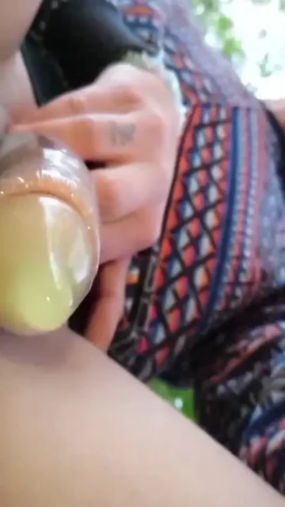 Filling Condom with Piss Like Balloon