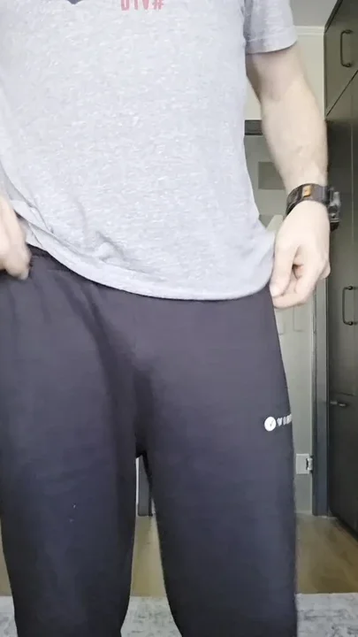 Underwear boner play