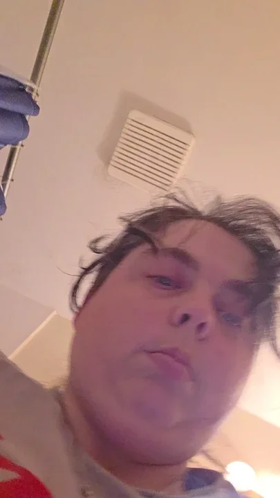 Me using the bathroom
