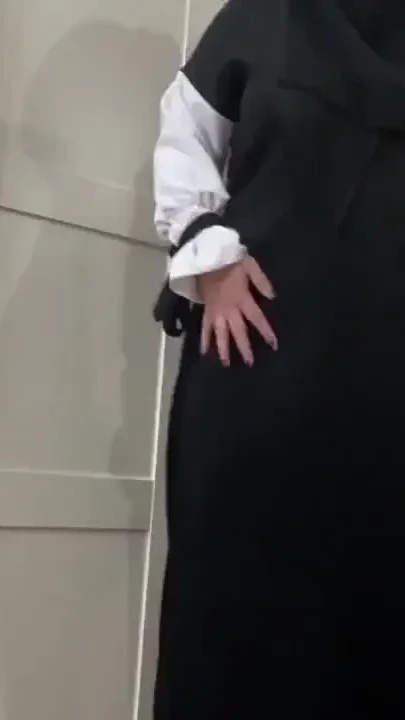 Moroccan Girl Caresses Herself in Pantyhose