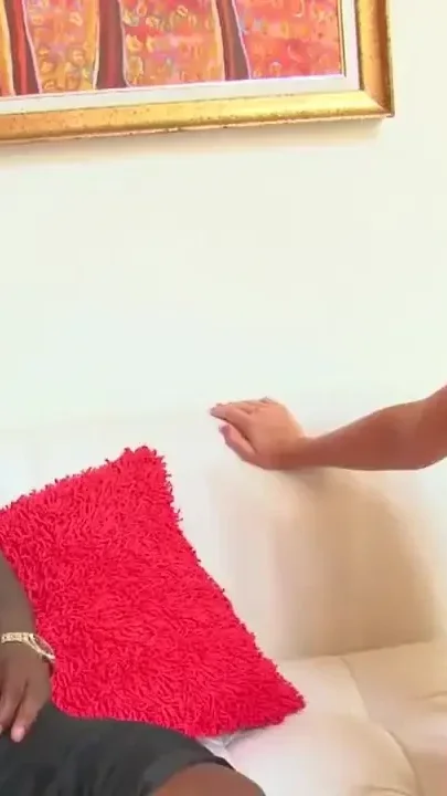 Blonde and the gigantic black cock
