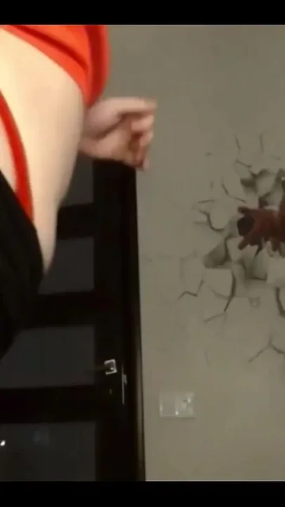 Masturbating Upside Down with Fingers