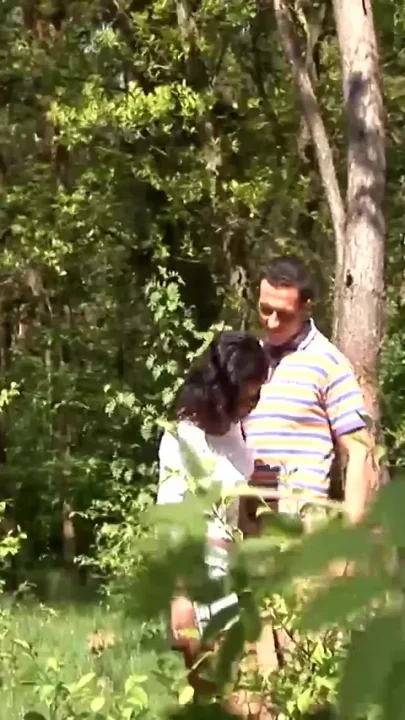 Outdoor cum into my stepsister