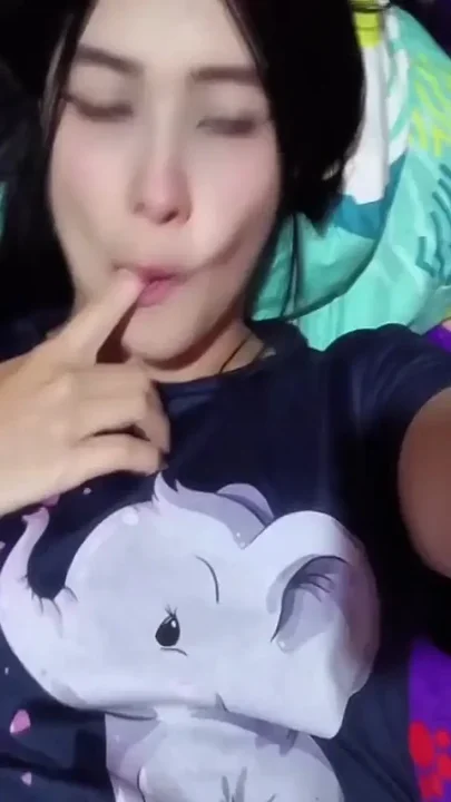 Colombian Girl Masturbating Alone and Moaning While Watching a Porn Movie