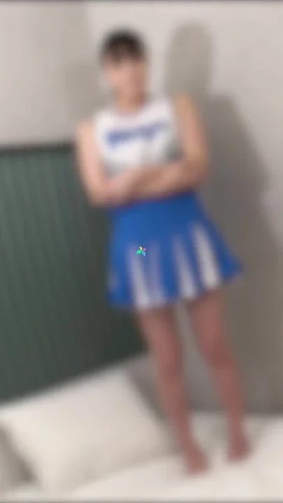 Mio Ichihara Wears a Cheerleader Costume for Us While We Finger Her Pussy