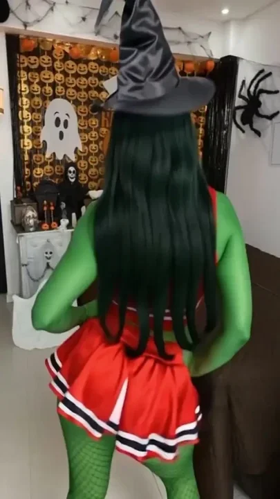 Halloween JOI Hot Cheerleader Cosplay Anal Sex