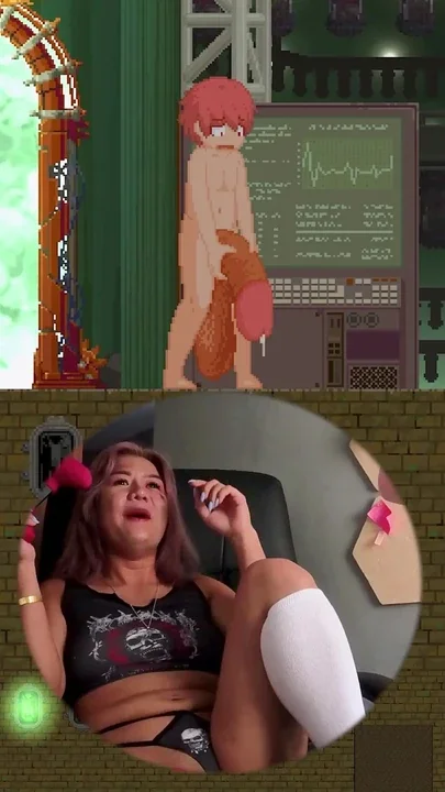 Rank up my vibrator while I get fucked in this game