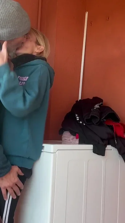 Accidental Fuck in the Laundry Room with My Little Neighbour