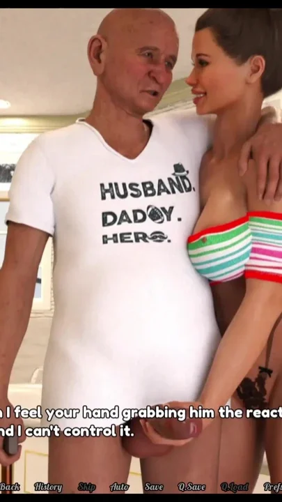 Cheating Wife Gives Old Man a Handjob While Husband is At Work - Perfect