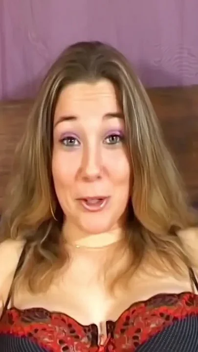 Calia-b Hot Little Blonde with Big Tits Calia B Doing a Hot Striptease in the Bedroom