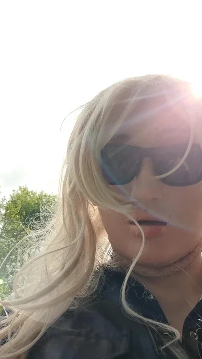 Hannah in the industrial area
