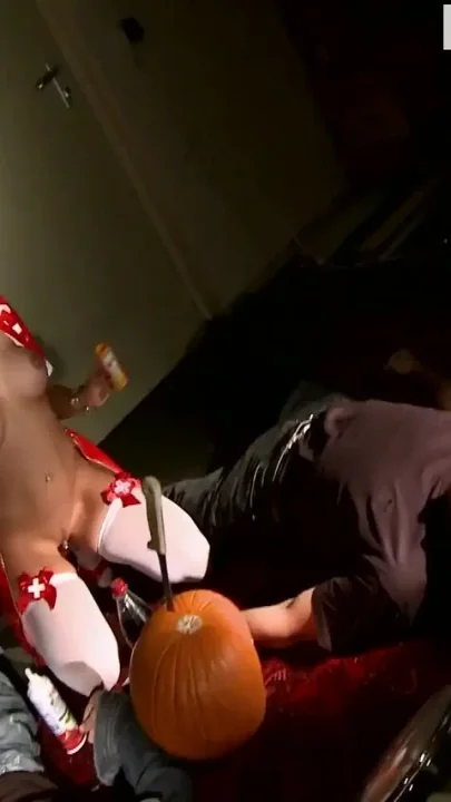 German BDSM - Latex nurse threesome