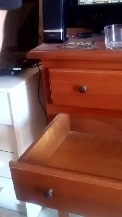 John is pissing it all into the drawer