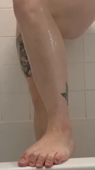 Shaving My Hairy Legs in the Shower