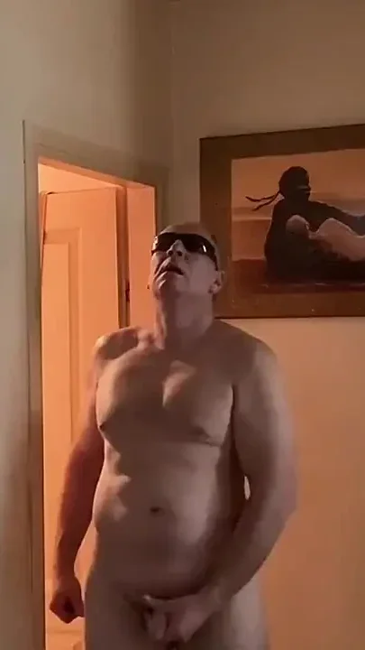 Working Out After Playing with My Cock