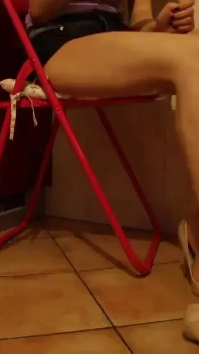 Smartphone and shoes play
