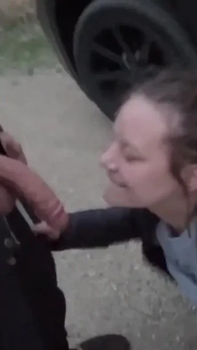Outdoor Blowjob and WILD Sex for New Years Clip 1