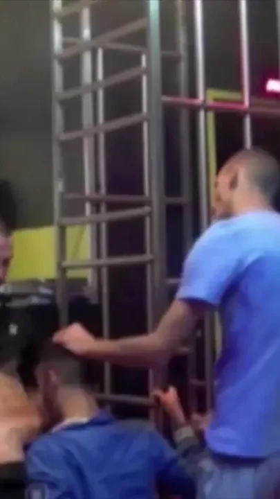 Slut twink used by 2 tops with sneakers humiliation