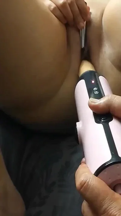 Getting Fucked by Sex Machine and Fruit Fucked in Ass