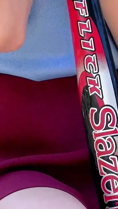 Hockey Stick Jerk off Featuring Chloe Toy